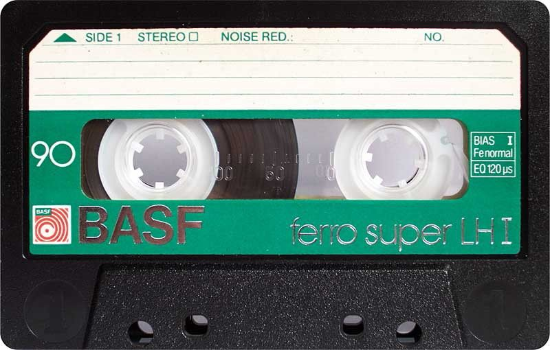 Compact Cassette BASF Ferro Super LH I 90 Type I Normal 1980 Europe