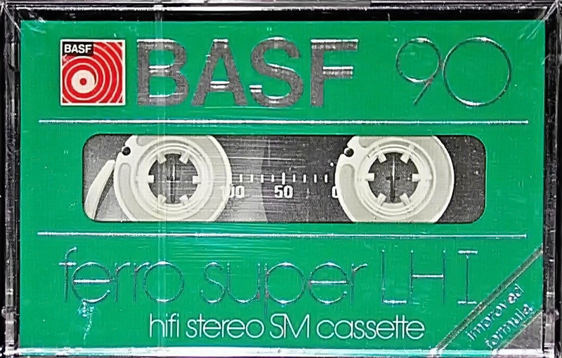 Compact Cassette BASF Ferro Super LH I 90 Type I Normal 1980 Europe