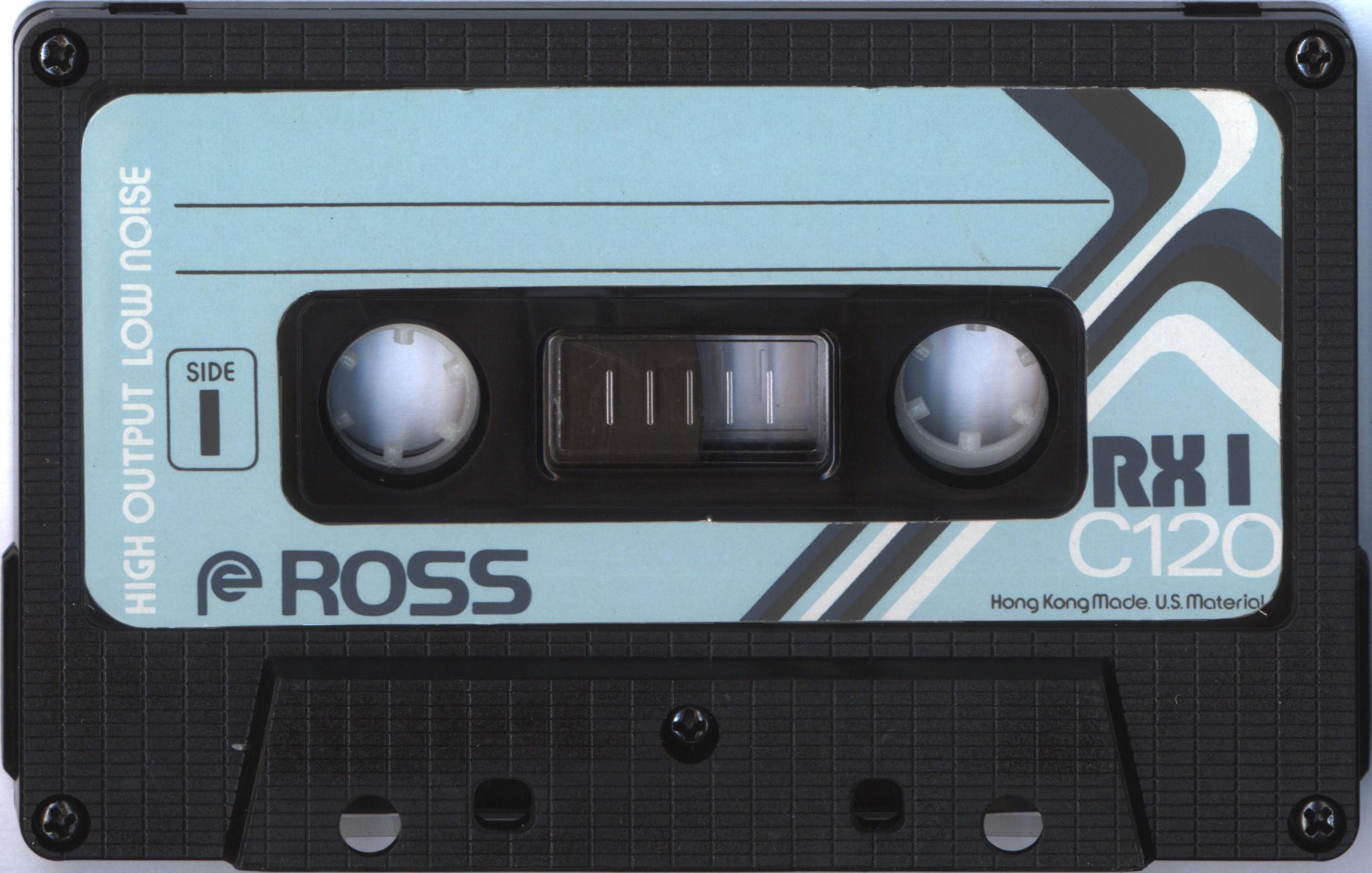 Compact Cassette Ross RX 1 90 Type I Normal Europe