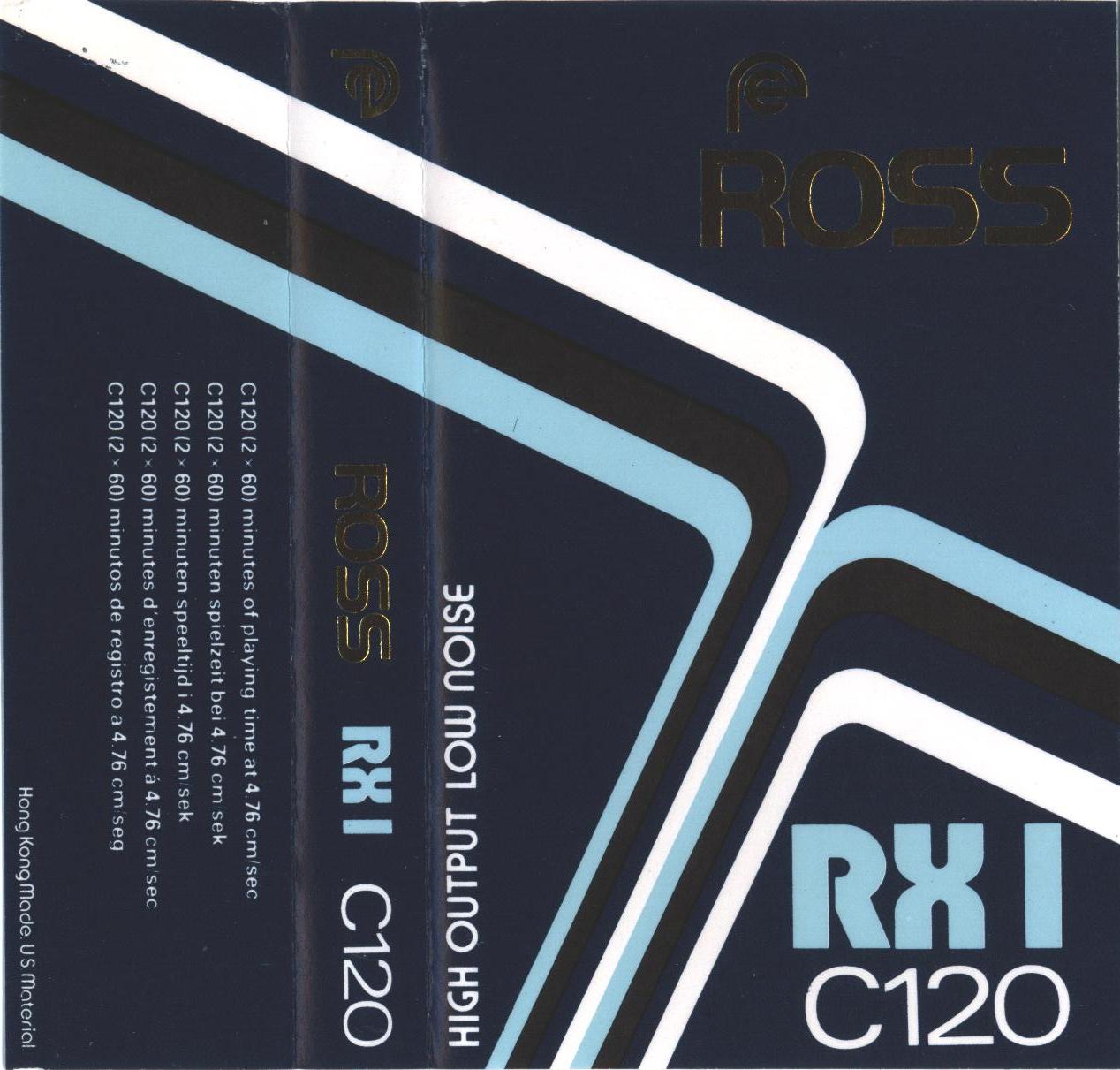 Compact Cassette: Unknown Ross - RX 1 90