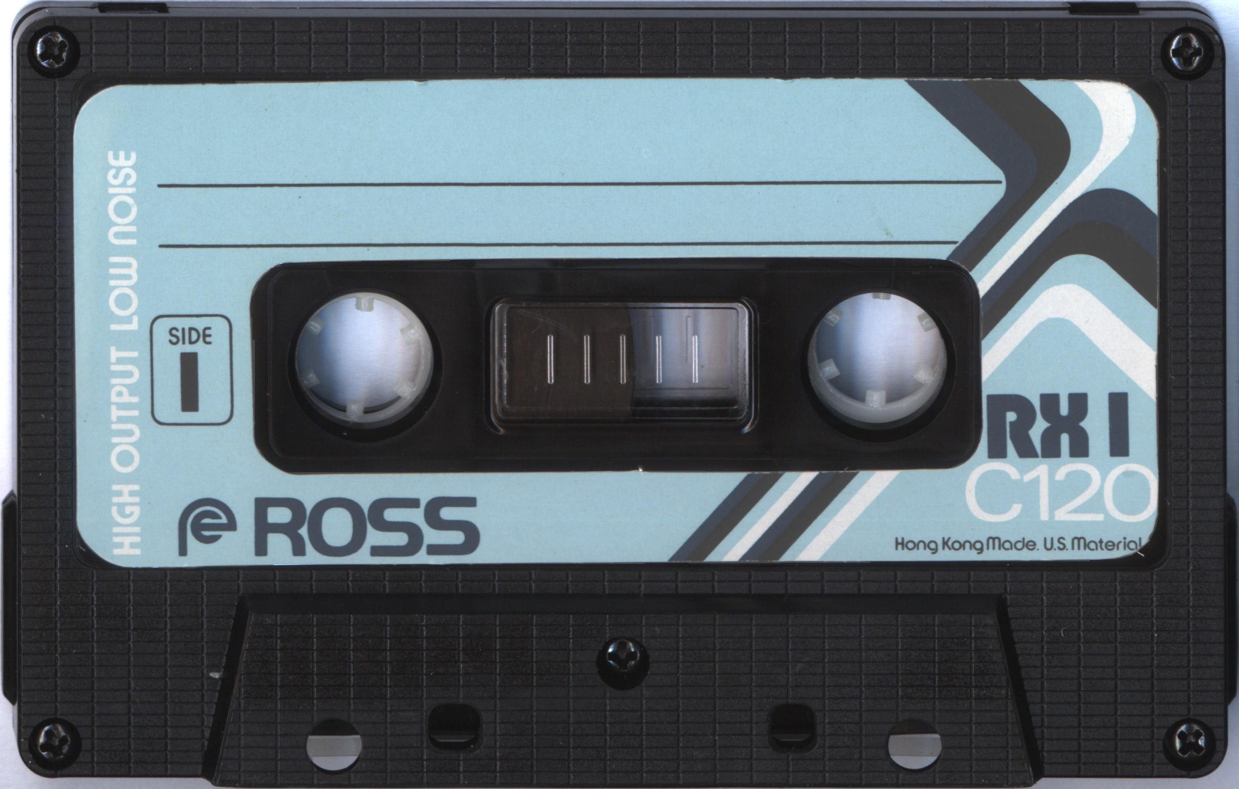 Compact Cassette: Unknown Ross - RX 1 90