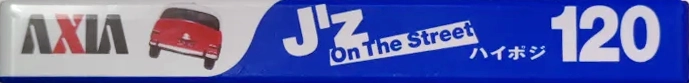 Compact Cassette AXIA J`z On the Street 120 Type II Chrome 1998 Japan