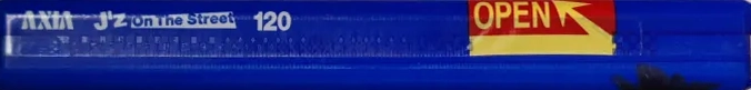 Compact Cassette AXIA J`z On the Street 120 Type II Chrome 1998 Japan