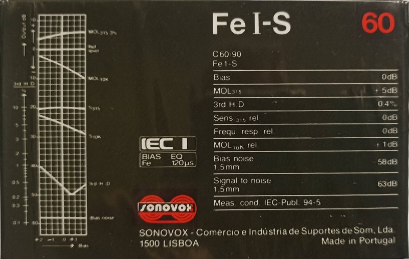 Compact Cassette: Sonovox  - Fe I-S 60