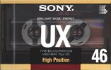 Compact Cassette Sony UX 46 Type II Chrome 1988 Japan
