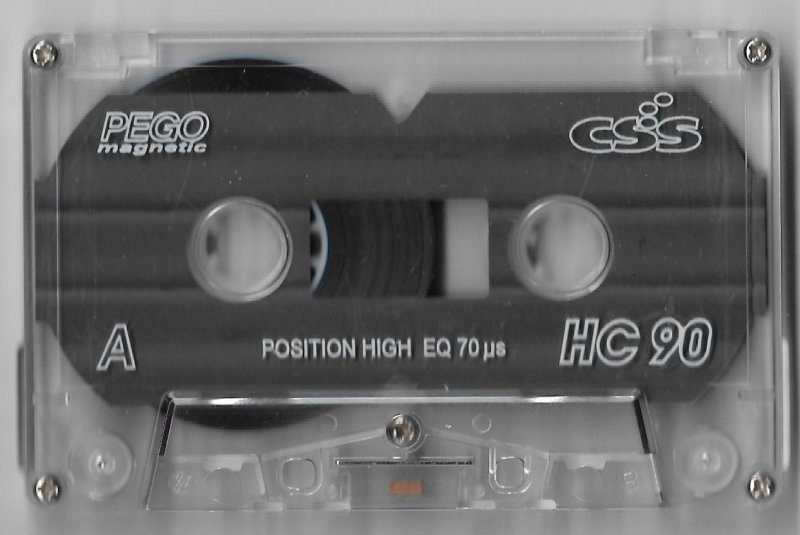 Compact Cassette Pego Magnetic 90 Type II Chrome 2001 Slovenia