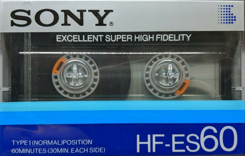 Compact Cassette Sony HF-ES 60 Type I Normal 1985 Japan