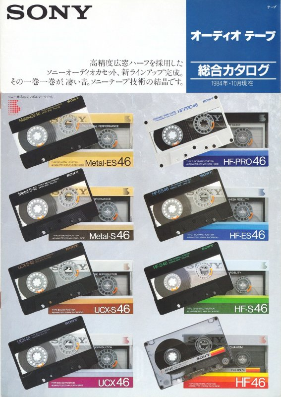 Compact Cassette: Sony  - HF-ES 60