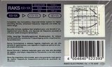 Compact Cassette RAKS ED-SX 90 Type I Normal 1990 Europe