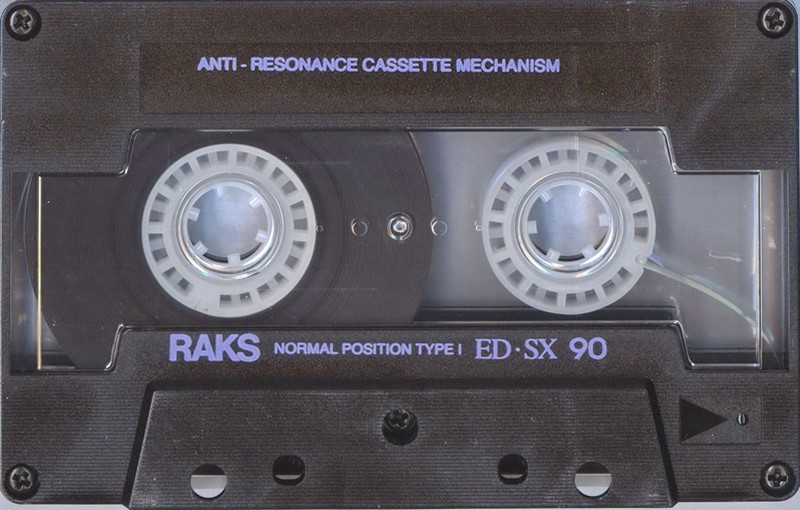 Compact Cassette RAKS ED-SX 90 Type I Normal 1990 Europe