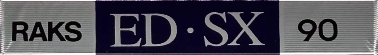 Compact Cassette RAKS ED-SX 90 Type I Normal 1990 Europe