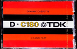 Compact Cassette TDK D 180 Type I Normal 1972 Japan