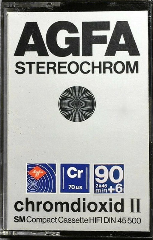 Compact Cassette: AGFA  - Stereochrom 90+6