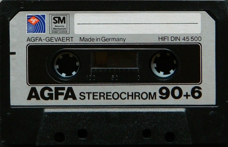 Compact Cassette: AGFA  - Stereochrom 90+6