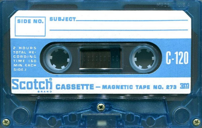 Compact Cassette Scotch 273 120 "Dynarange" Type I Normal 1970 USA