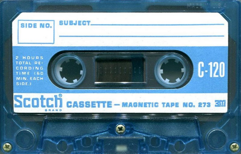 Compact Cassette Scotch Dynarange 120 Type I Normal 1970 USA