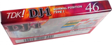 Compact Cassette TDK DJ1 Disc Jack 46 "DJ1-46N" Type I Normal 1996 Japan