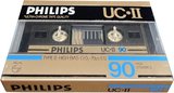 Compact Cassette Philips UC II 90 Type II Chrome 1984 Europe