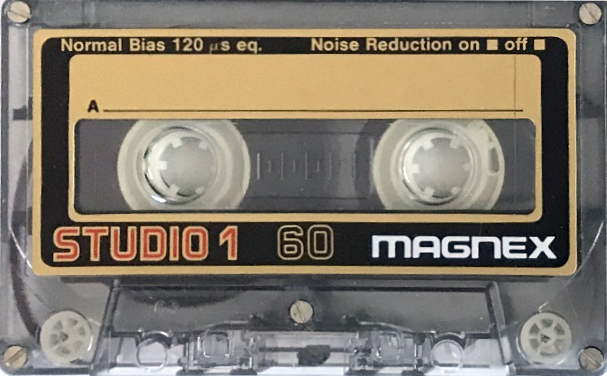 Compact Cassette Magnex Studio 1 60 Type II Chrome 1980 Europe