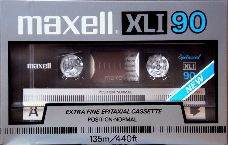 Compact Cassette Maxell XLI 90 Type I Normal 1984 USA