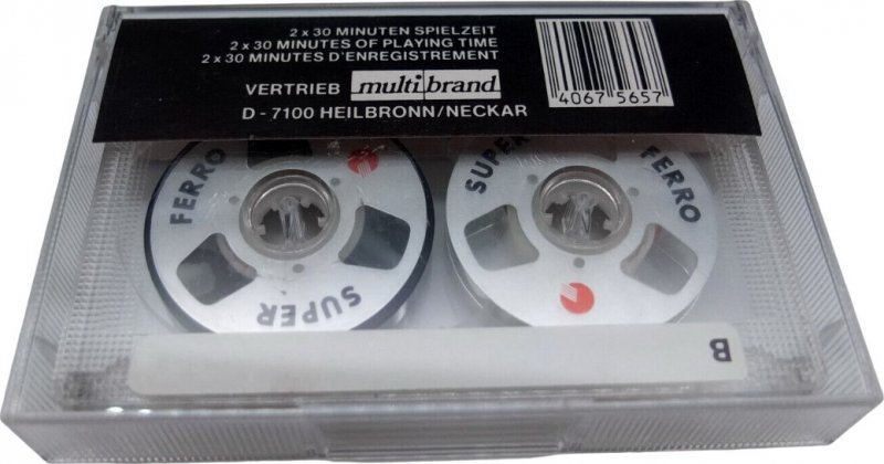 Compact Cassette Silver Sound Super Ferro 60 Type I Normal 1986 Germany