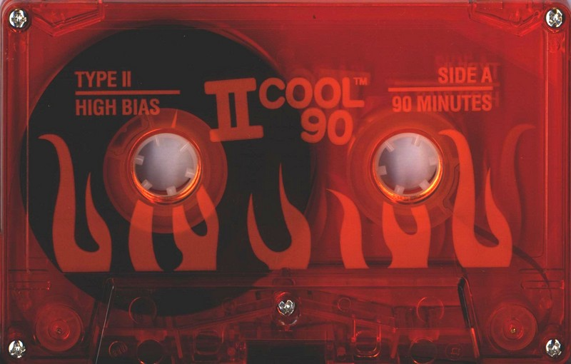 Compact Cassette ICE COOL 90 "Red" Type II Chrome 1996 USA