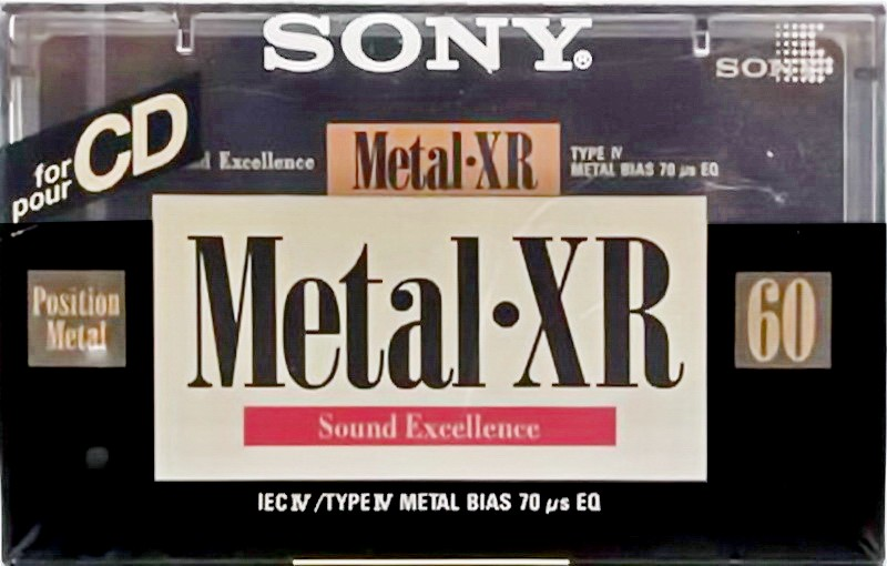 Compact Cassette: Sony  - Metal-XR 60