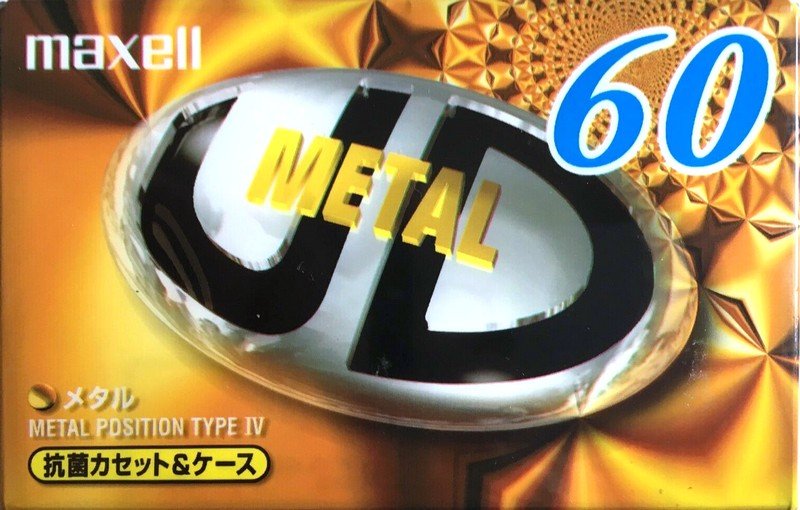 Compact Cassette Maxell Metal UD 60 "MUD-60M" Type IV Metal 1999 Japan