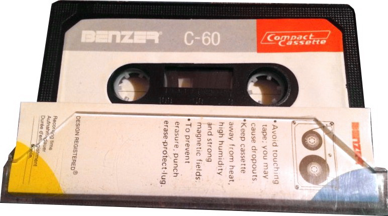Compact Cassette Benzer 60 "HQ" Type I Normal Hong Kong