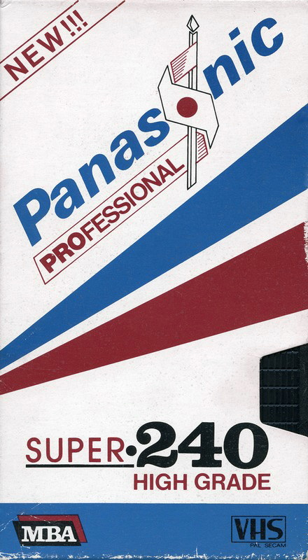 VHS, Video Home System Panasonic SHG 240 "MBA" Type I Normal USA