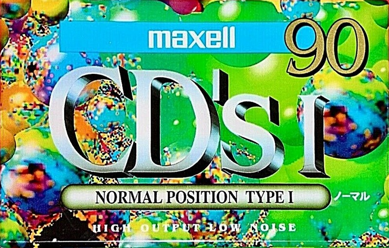 Compact Cassette Maxell CD`s I / CD`s 1 90 "CDS1-90G" Type I Normal 1994 Japan