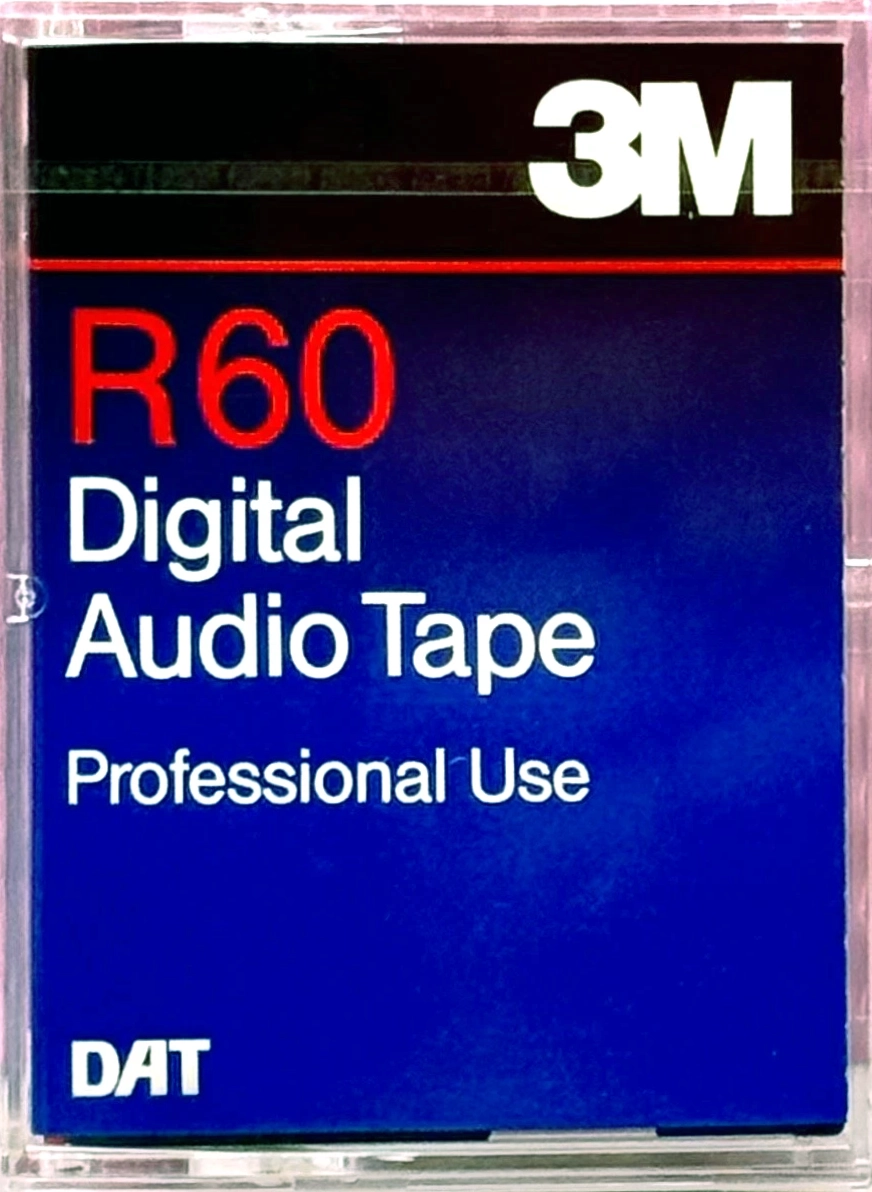 Digital Audio Tape 3M 60 Type IV Metal 1988 North America