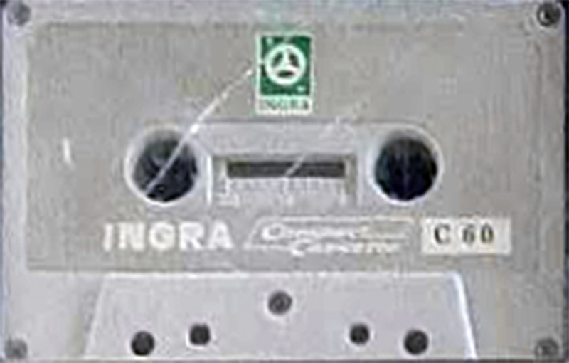 Compact Cassette Ingra 60 Type I Normal Spain