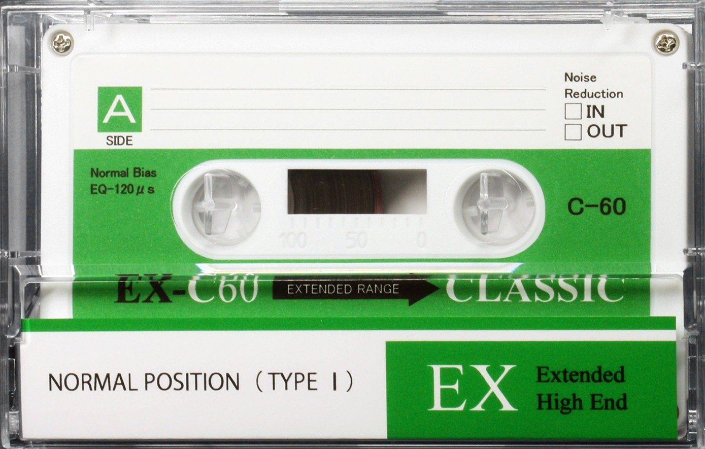 Compact Cassette Classic EX 60 Type I Normal 2025 Worldwide
