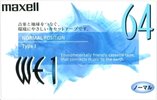 Compact Cassette Maxell WE 64 "WE1-64" Type I Normal 1999 Japan