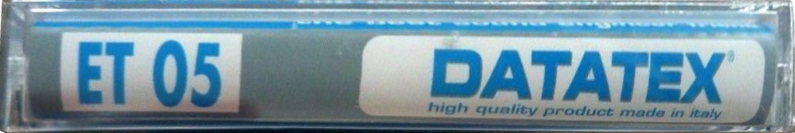 Compact Cassette Datatex ET 5 Computer Cassette Italy