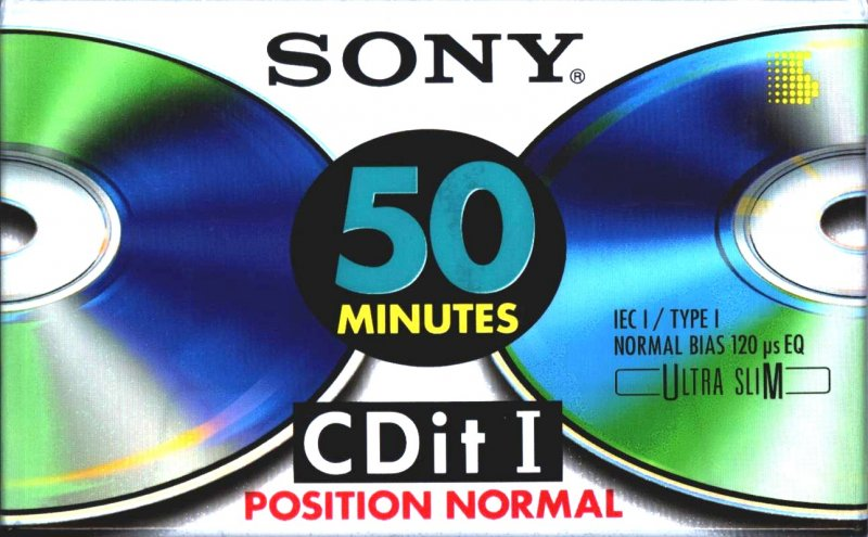 Compact Cassette: Sony  - CDit I 50