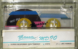 Compact Cassette Manatex MD 90 Type I Normal Hong Kong