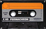 Compact Cassette Permachrom 60 Type II Chrome 1977 Europe