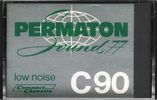 Compact Cassette Permaton 90 Type I Normal 1977 Germany