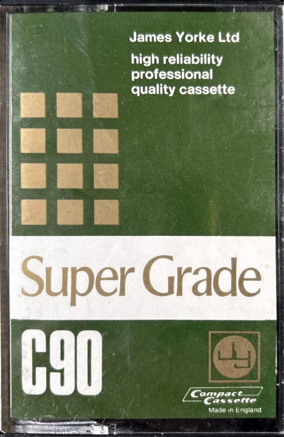 Compact Cassette James Yorke Super Grade 90 Type I Normal UK