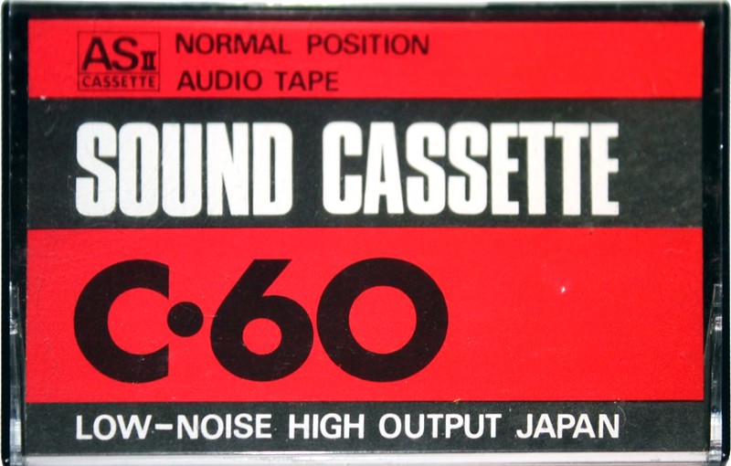 Compact Cassette AS II 60 "SOUND" Type I Normal Japan