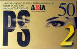 Compact Cassette AXIA PS-II / PS-2 50 "PS2G 50" Type II Chrome 1995 Japan