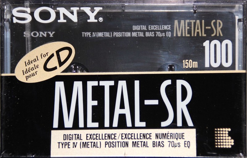 Compact Cassette: Sony  - Metal SR 100