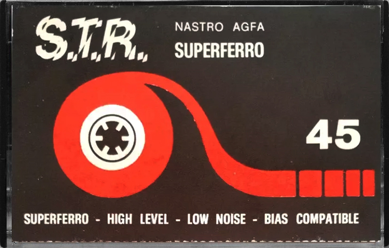 Compact Cassette STR Superferro 45 Type I Normal Italy