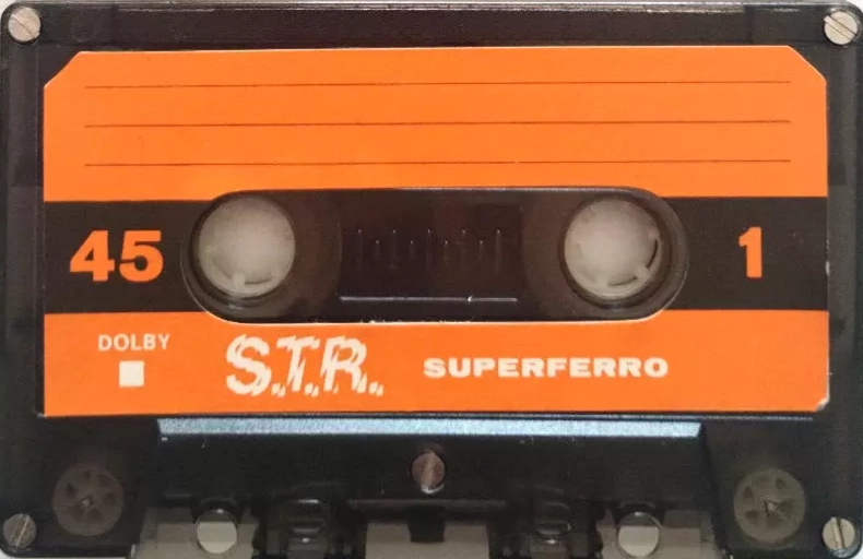 Compact Cassette STR Superferro 45 Type I Normal Italy