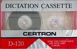 Compact Cassette Certron D / Dictation 120 Type I Normal 1992 USA