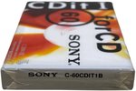 Compact Cassette Sony CDit I 60 "C-60CDIT1B" Type I Normal 1996 Europe