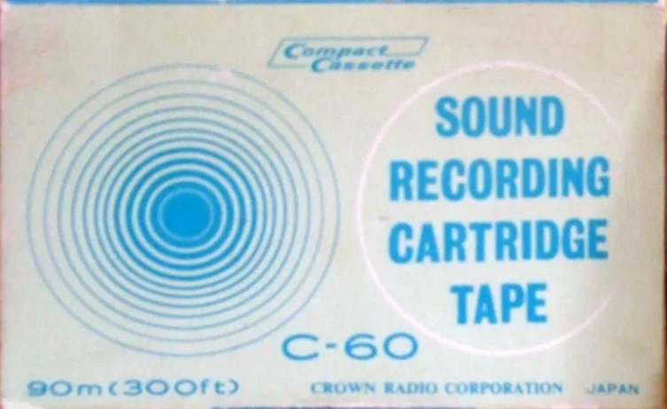 Compact Cassette Crown / Crown Radio Corporation 60 Type I Normal 1968 Japan
