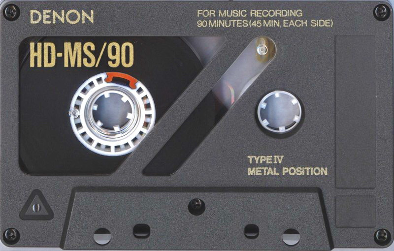Compact Cassette Denon HD-MS 90 Type IV Metal 1990 Europe